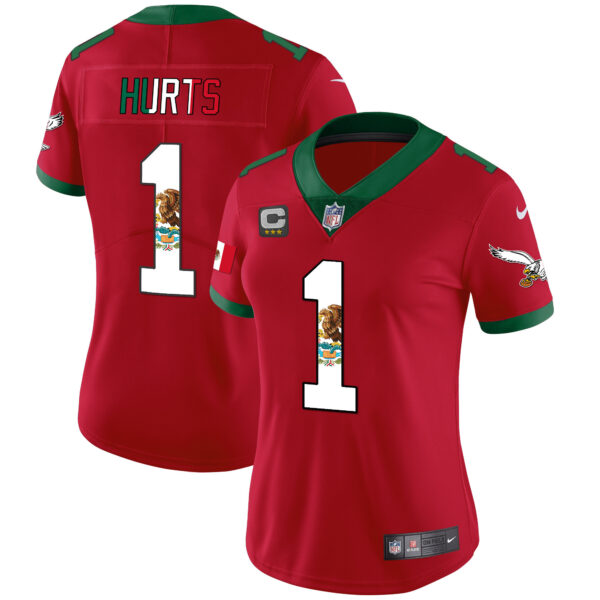 Women's Eagles Mexico Gold & Kelly Vapor Jersey - All Stitched - Image 19