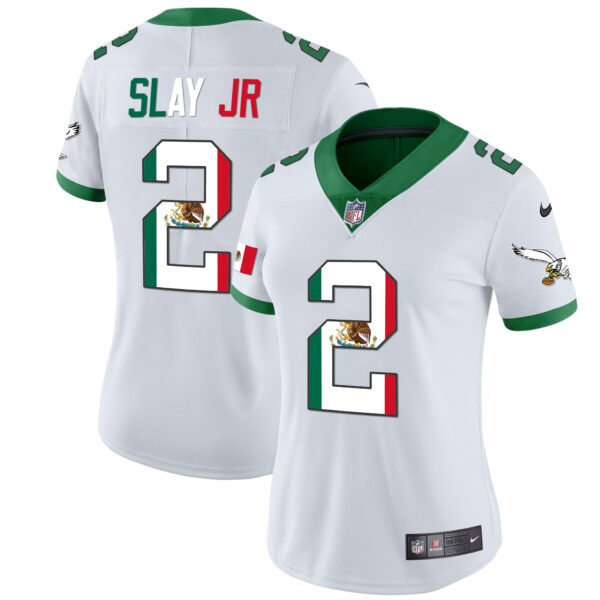 Women's Eagles Mexico Gold & Kelly Vapor Jersey - All Stitched - Image 8