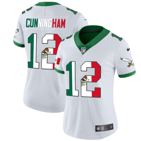 Women's Eagles Mexico Gold & Kelly Vapor Jersey - All Stitched - Image 3