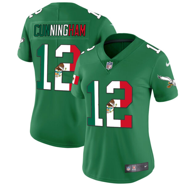 Women's Eagles Mexico Gold & Kelly Vapor Jersey - All Stitched - Image 30