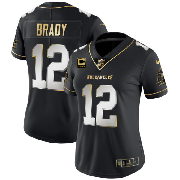 Women's Buccaneers Vapor Gold Jersey - All Stitched - Image 7