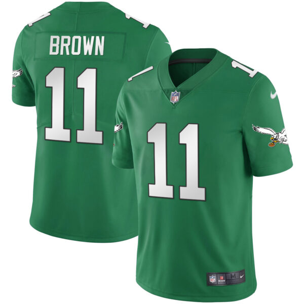 Men's Eagles Kelly Green Vapor Throwback 90s Jersey - All Stitched - Image 15