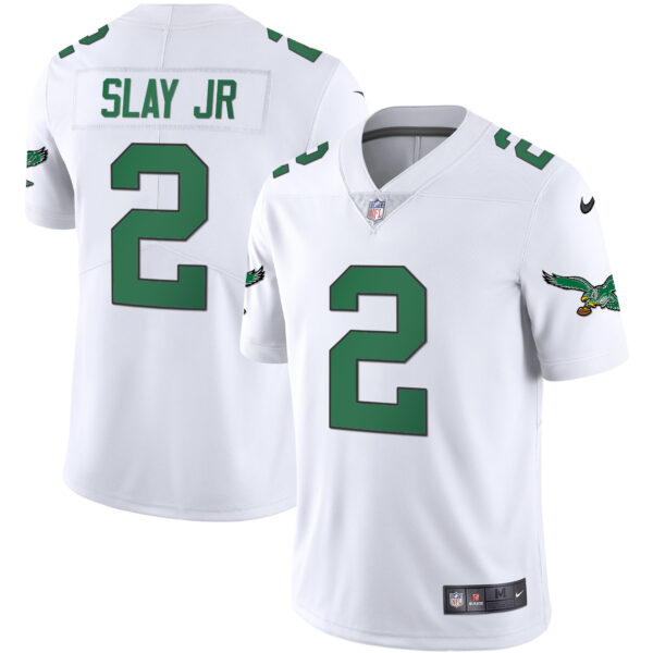 Men's Eagles Kelly Green Vapor Throwback 90s Jersey - All Stitched - Image 8
