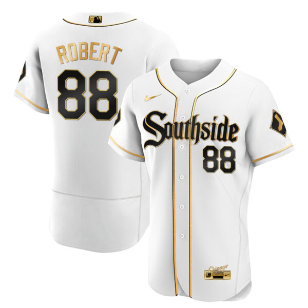 Men's Chicago White Sox Black Limited & Gold Jersey - All Stitched - Image 27