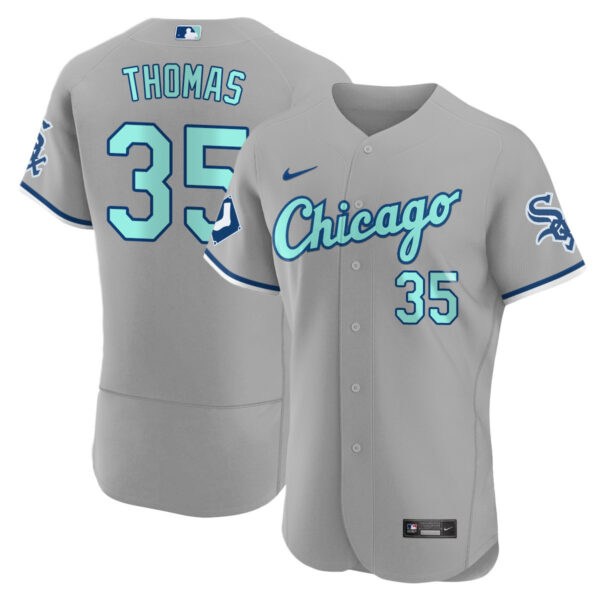 Men's Chicago White Sox Gray Collection Jersey – All Stitched - Image 8