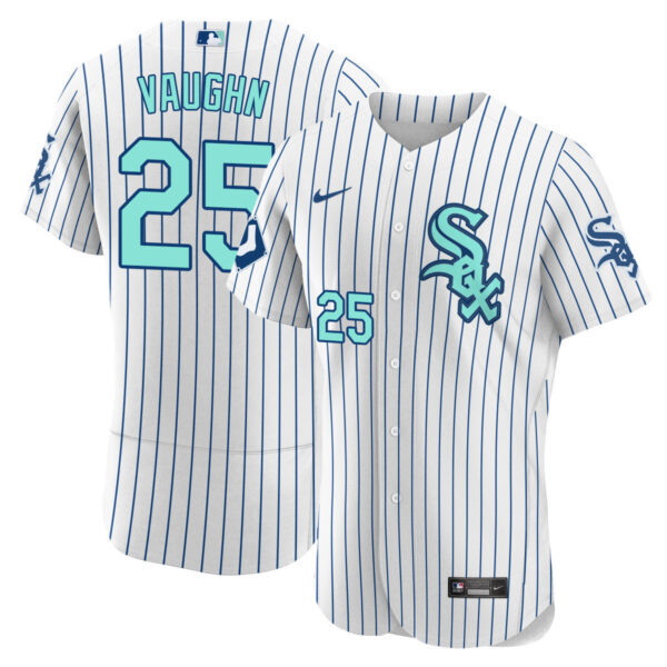 Men's Chicago White Sox White Collection Jersey – All Stitched - Image 7