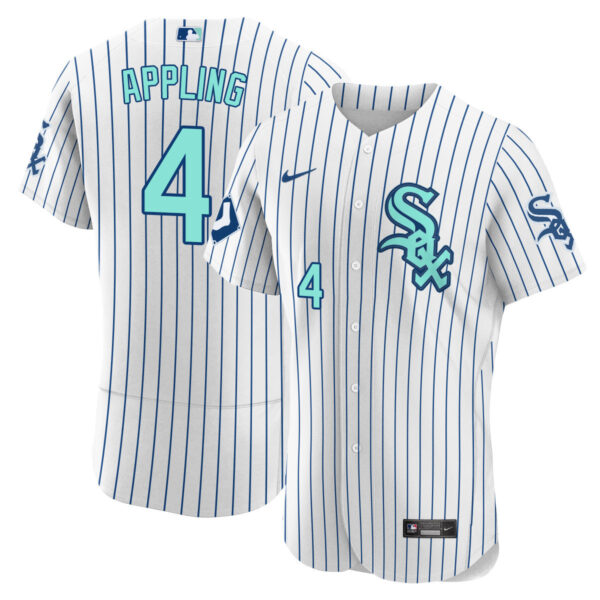 Men's Chicago White Sox White Collection Jersey – All Stitched - Image 10