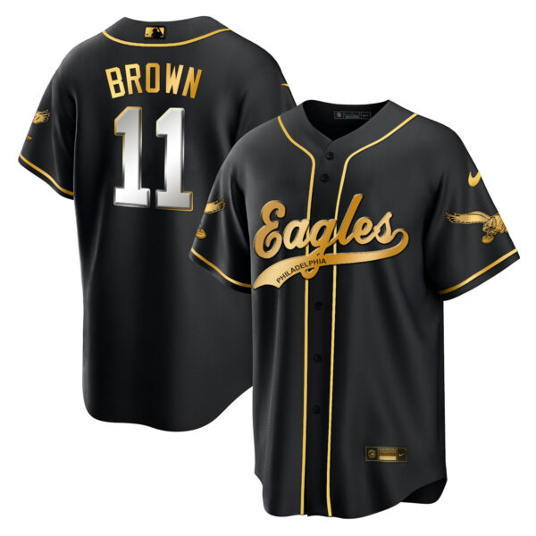 Men's Eagles Kelly Green Baseball Limited Jersey - All Stitched - Image 6