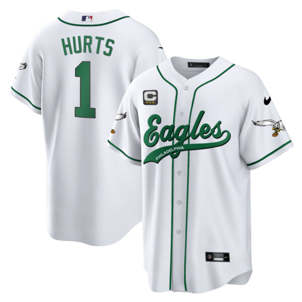 Men's Eagles Kelly Green Baseball Limited Jersey - All Stitched - Image 55