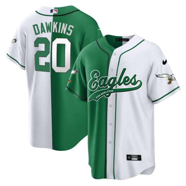Men's Eagles Kelly Green Baseball Limited Jersey - All Stitched - Image 41