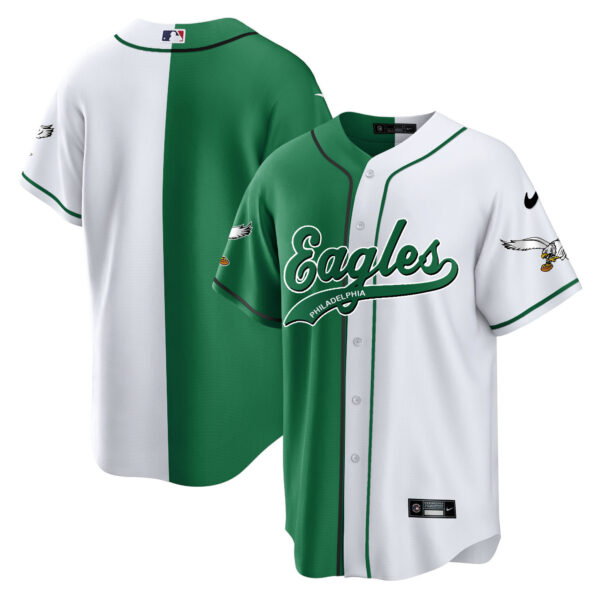 Men's Eagles Kelly Green Baseball Limited Jersey - All Stitched - Image 45