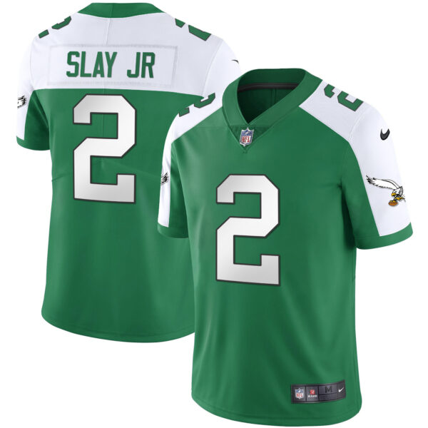 Men's Eagles Alternate Kelly Green & Gold Jersey - All Stitched - Image 16