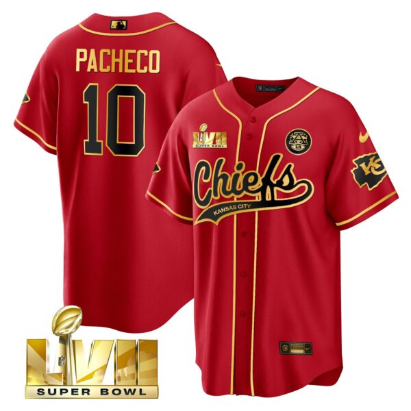 Men's Chiefs Super Bowl LVII Cool base Jersey - All Stitched - Image 20