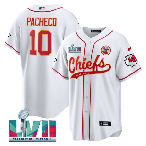 Men's Chiefs Super Bowl LVII Cool base Jersey - All Stitched - Image 13
