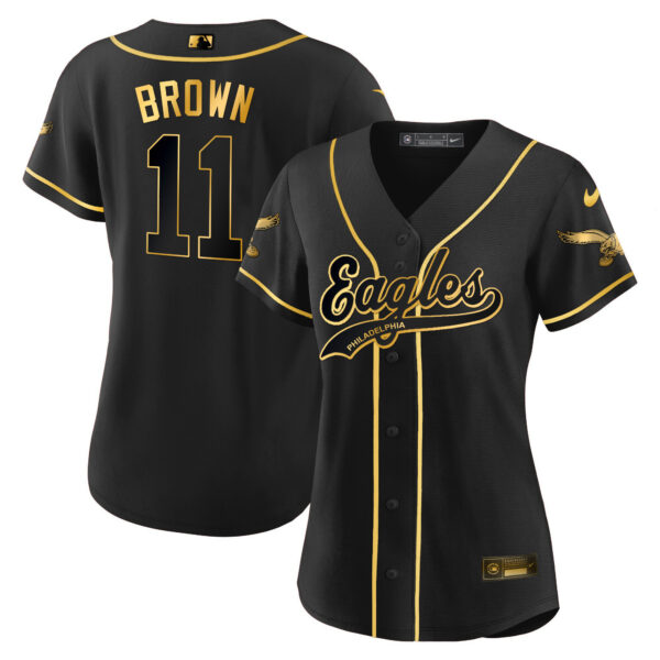 Women's Eagles Kelly Green Baseball Limited Jersey - All Stitched - Image 24