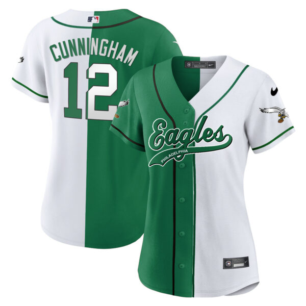 Women's Eagles Kelly Green Baseball Limited Jersey - All Stitched - Image 39