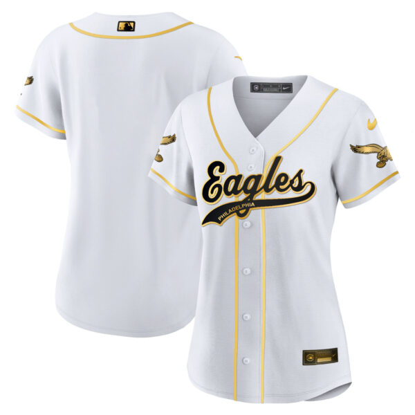 Women's Eagles Kelly Green Baseball Limited Jersey - All Stitched - Image 36