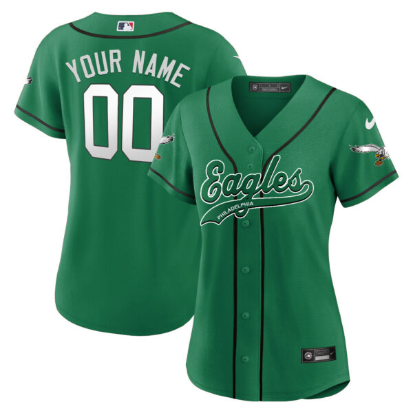 Eagles Kelly Green Baseball Limited Custom Jersey - All Stitched - Image 13