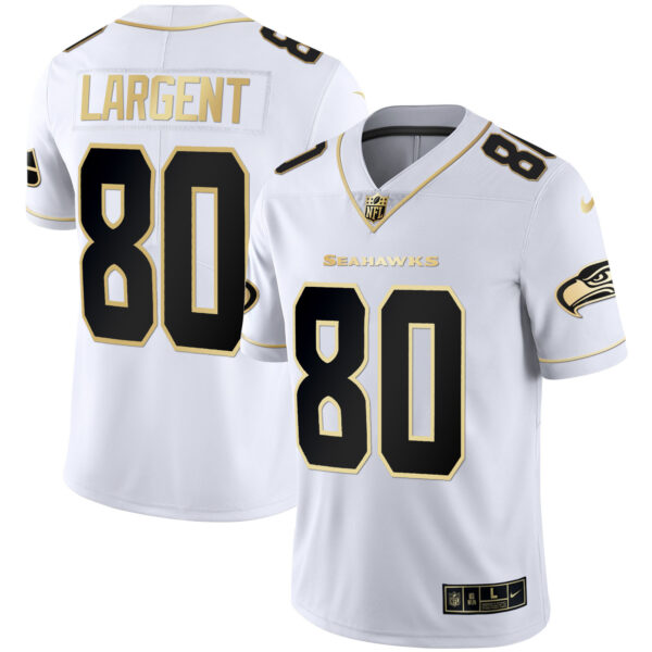 Men's Seattle Seahawks Gold Player Jersey - All Stitched - Image 6