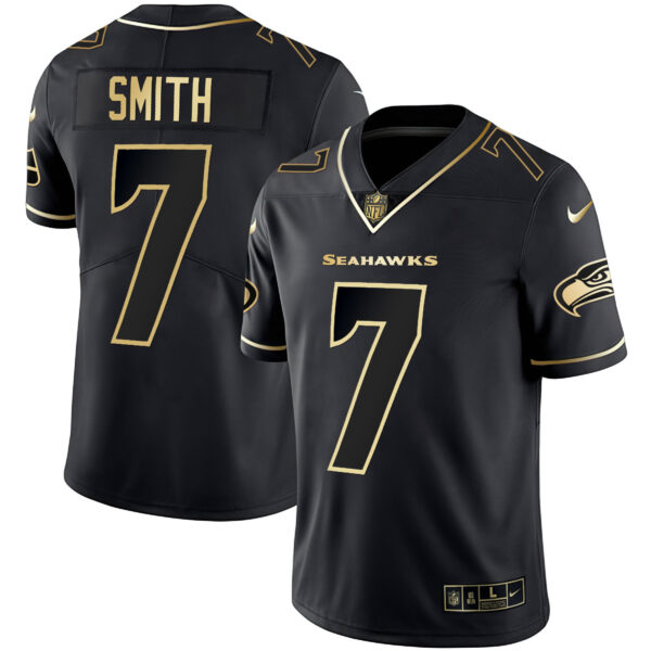 Men's Seattle Seahawks Gold Player Jersey - All Stitched - Image 17