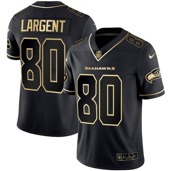 Men's Seattle Seahawks Gold Player Jersey - All Stitched - Image 20