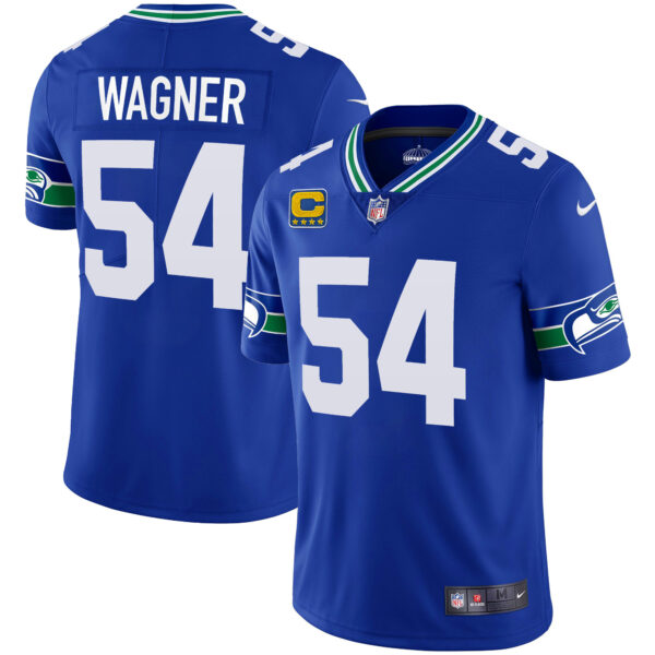 Men's Seahawks Throwback & Gold Jersey - All Stitched - Image 2