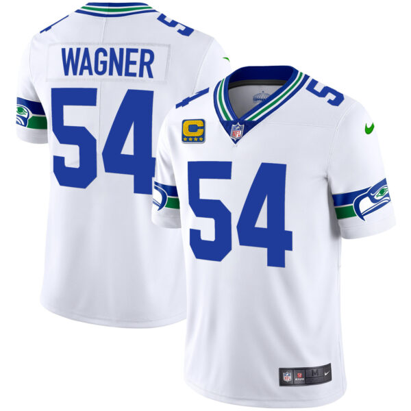 Men's Seahawks Throwback & Gold Jersey - All Stitched - Image 9