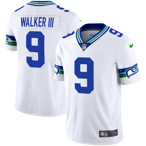 Men's Seahawks Throwback & Gold Jersey - All Stitched - Image 12