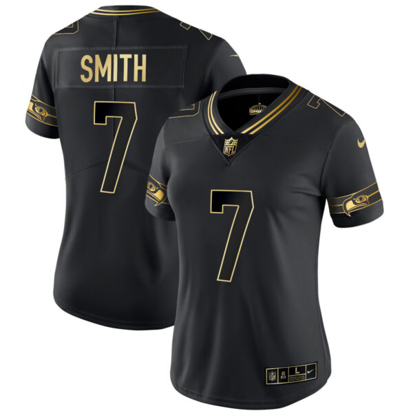 Women's Seahawks Throwback & Gold Jersey - All Stitched - Image 45