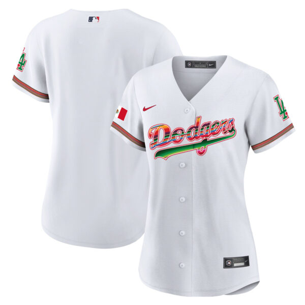 Women's Dodgers Mexico Baseball Limited Jersey - All Stitched - Image 6