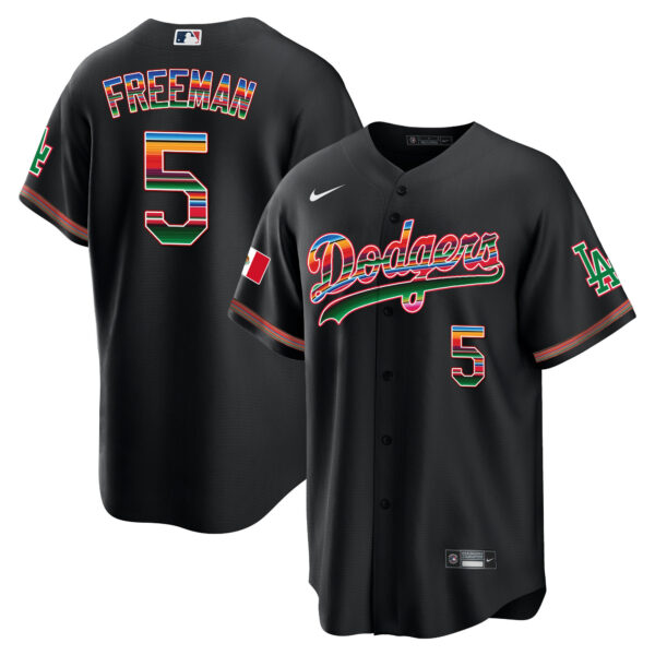 Youth's Dodgers Mexico Cool Base Limited Jersey - All Stitched - Image 15