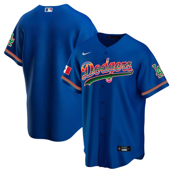 Youth's Dodgers Mexico Cool Base Limited Jersey - All Stitched - Image 12