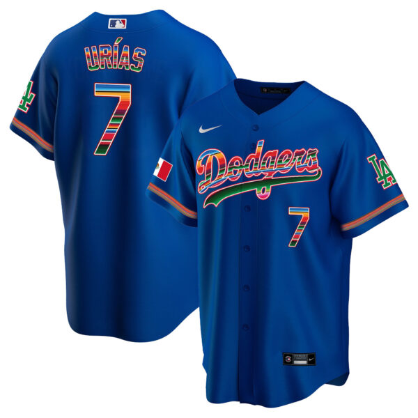 Youth's Dodgers Mexico Cool Base Limited Jersey - All Stitched - Image 11