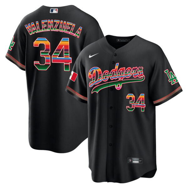 Youth's Dodgers Mexico Cool Base Limited Jersey - All Stitched - Image 13