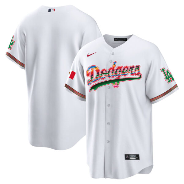 Youth's Dodgers Mexico Cool Base Limited Jersey - All Stitched - Image 6
