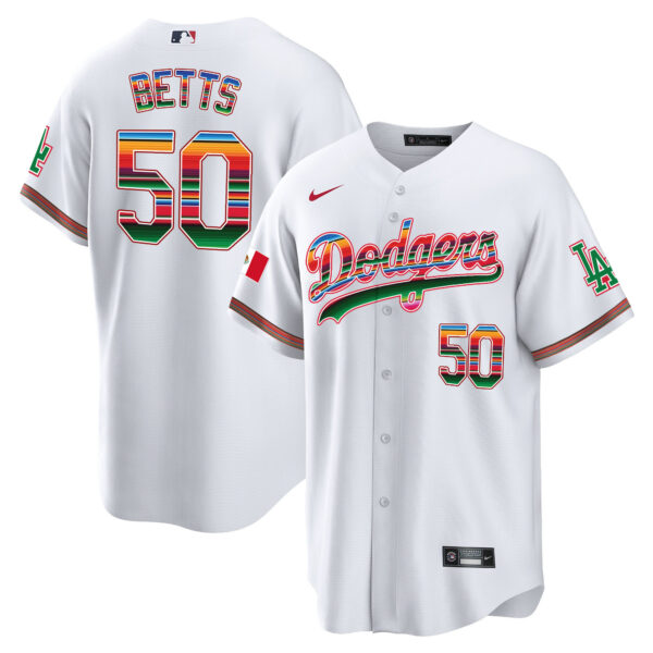 Youth's Dodgers Mexico Cool Base Limited Jersey - All Stitched - Image 2