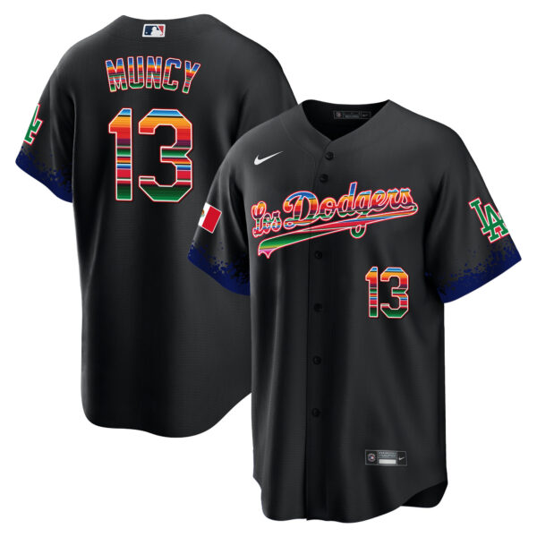 Men's Dodgers Mexico Cool Base City Connect Limited Jersey - All Stitched - Image 21