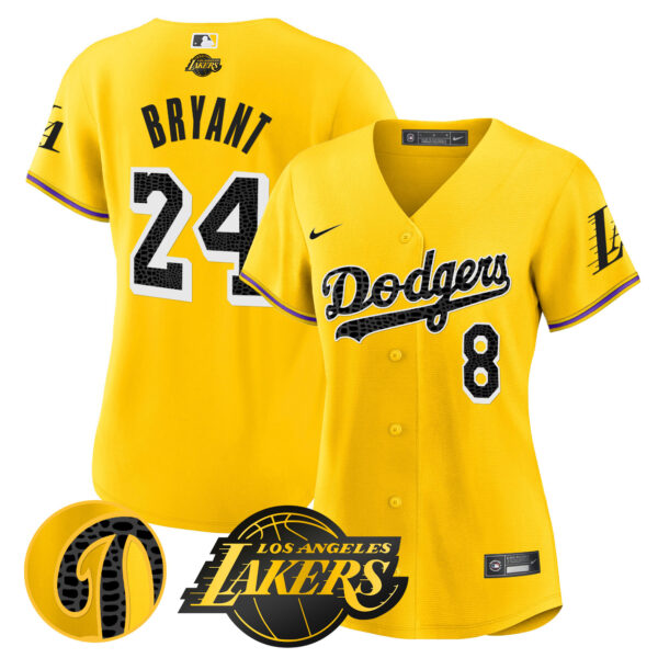 Women's Dodgers Cool Base Mamba Jersey - All Stitched - Image 25