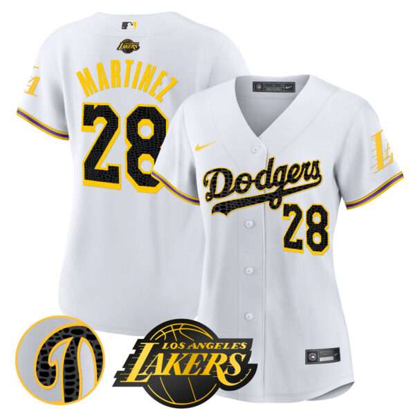 Women's Dodgers Cool Base Mamba Jersey - All Stitched - Image 14