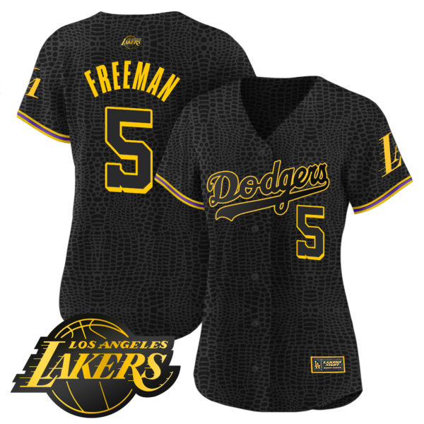Women's Dodgers Cool Base Mamba Jersey - All Stitched - Image 3