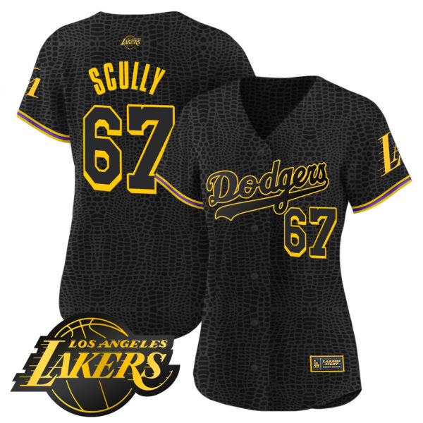 Women's Dodgers Cool Base Mamba Jersey - All Stitched - Image 5