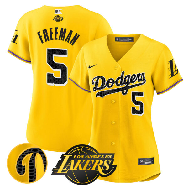 Women's Dodgers Cool Base Mamba Jersey - All Stitched - Image 27