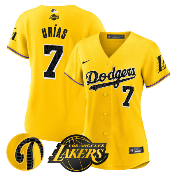 Women's Dodgers Cool Base Mamba Jersey - All Stitched - Image 28