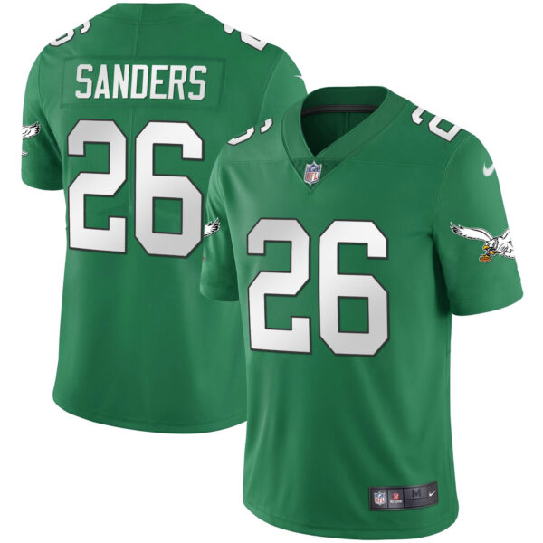 Men's Eagles Gold & Kelly Vapor Jersey - All Stitched - Image 18