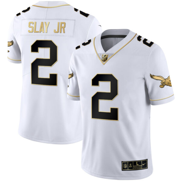 Men's Eagles Gold & Kelly Vapor Jersey - All Stitched - Image 53
