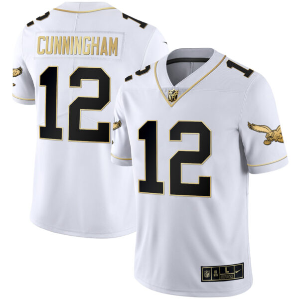 Men's Eagles Gold & Kelly Vapor Jersey - All Stitched - Image 48