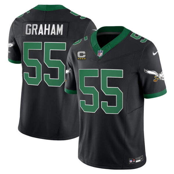 Men's Eagles Kelly Green Vapor Limited Jersey - All Stitched - Image 33