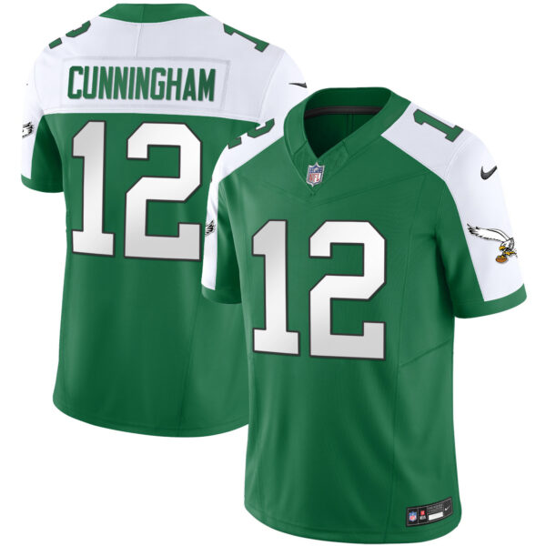 Men's Eagles Throwback Kelly Vapor Limited Jersey - All Stitched - Image 49