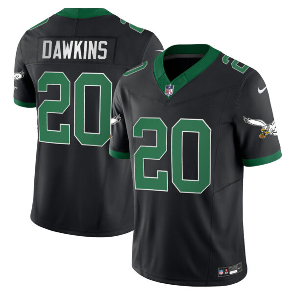 Men's Eagles Throwback Kelly Vapor Limited Jersey - All Stitched - Image 24