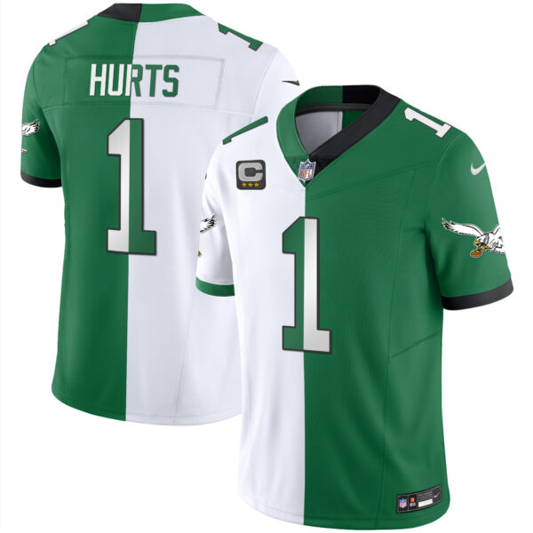 Men's Eagles Throwback Kelly Vapor Limited Jersey - All Stitched - Image 29